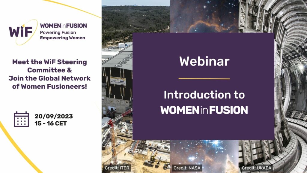 Women in Fusion webinar Europe